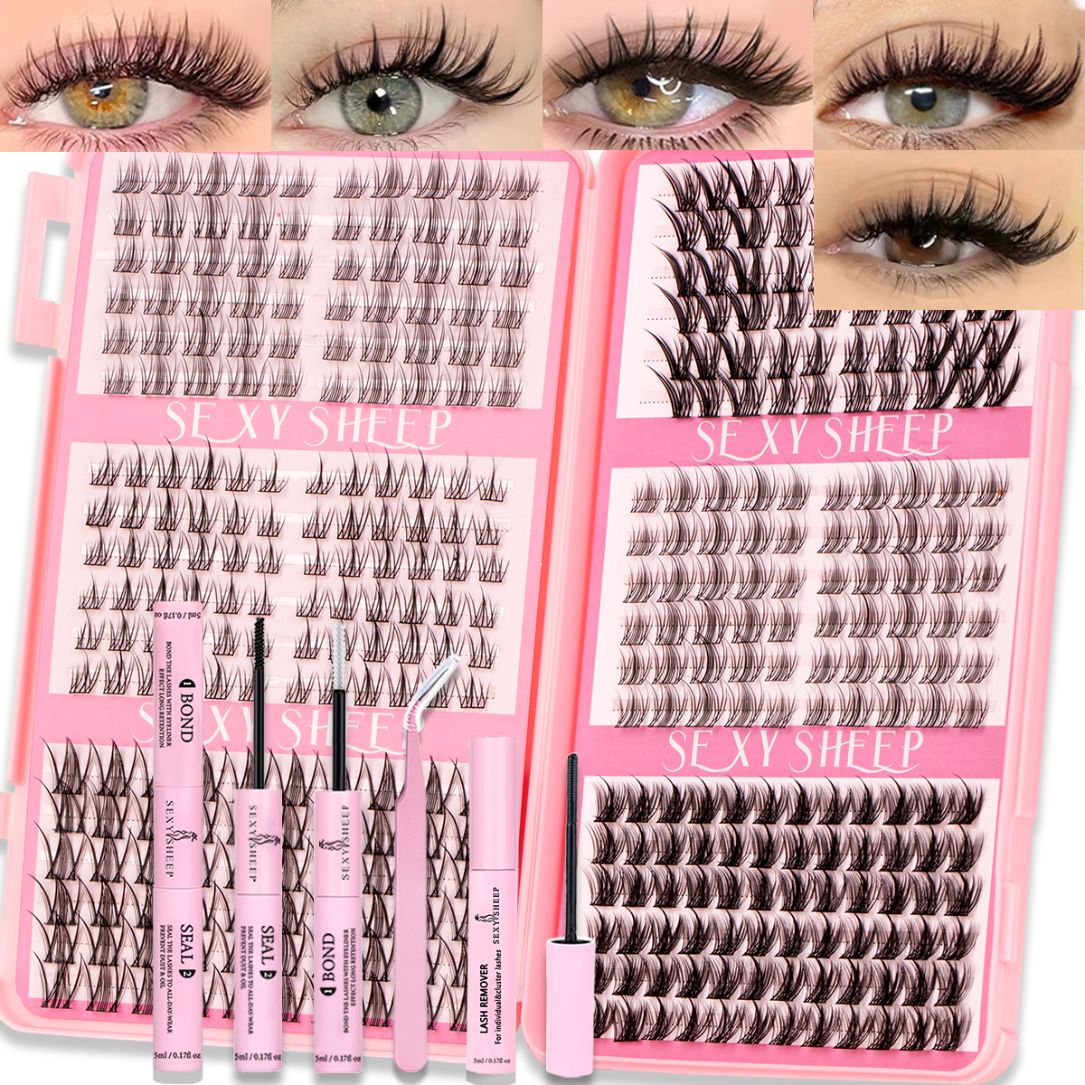 Eyelash Extension Equipment - DIY Eyelashes Clusters Natural Eyelash Extension