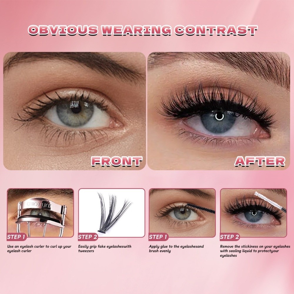 8-16mm Length False Eyelashes  - Faux Mink Lash avaliação e preço