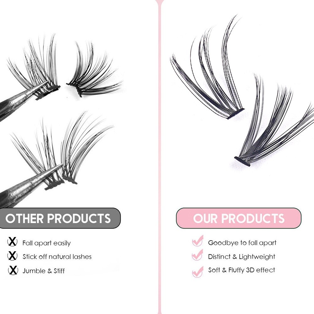 8-16mm Length False Eyelashes  - Faux Mink Lash avaliação e preço