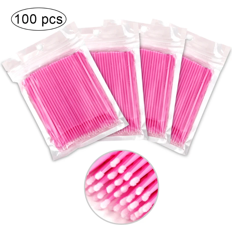 100Pcs/bag Disposable Eyelash  - Eyelash Extension Remover avaliação e preço