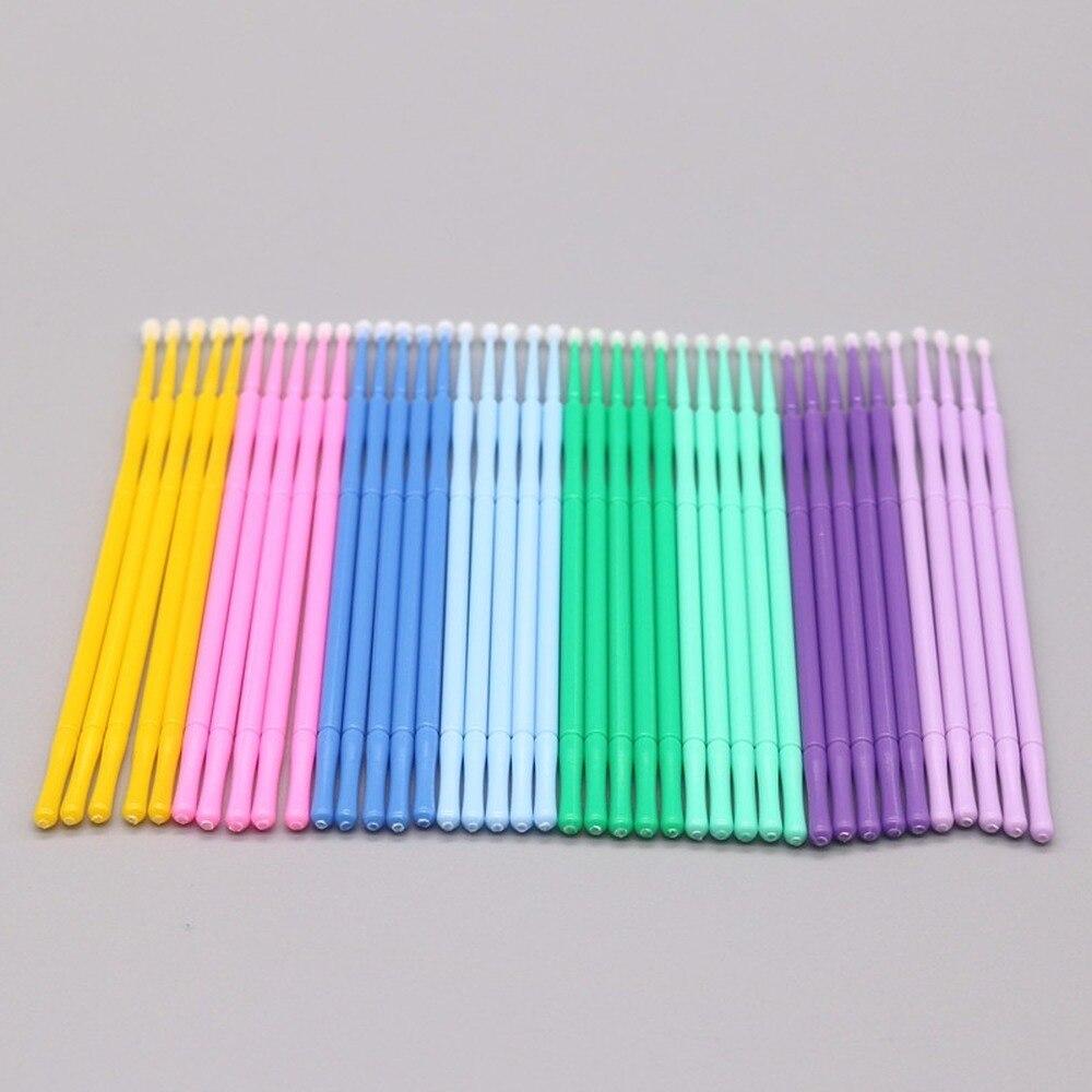100pcs/lot Micro Brushes Make  - Eyelash Extension Glue avaliação e preço