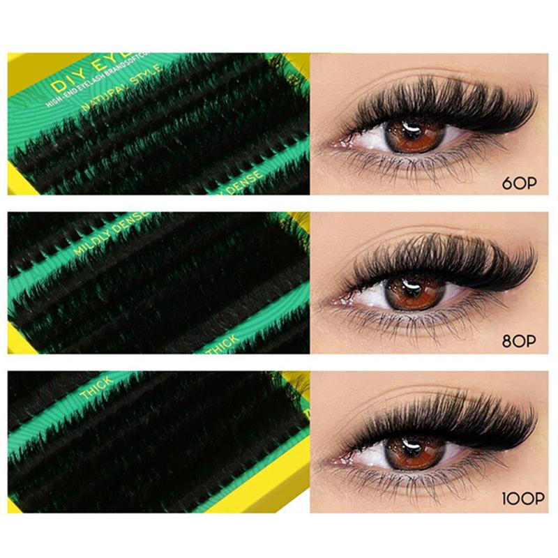 1 Set 3D Faux Mink Cluster Las - Faux Mink Lash avaliação e preço