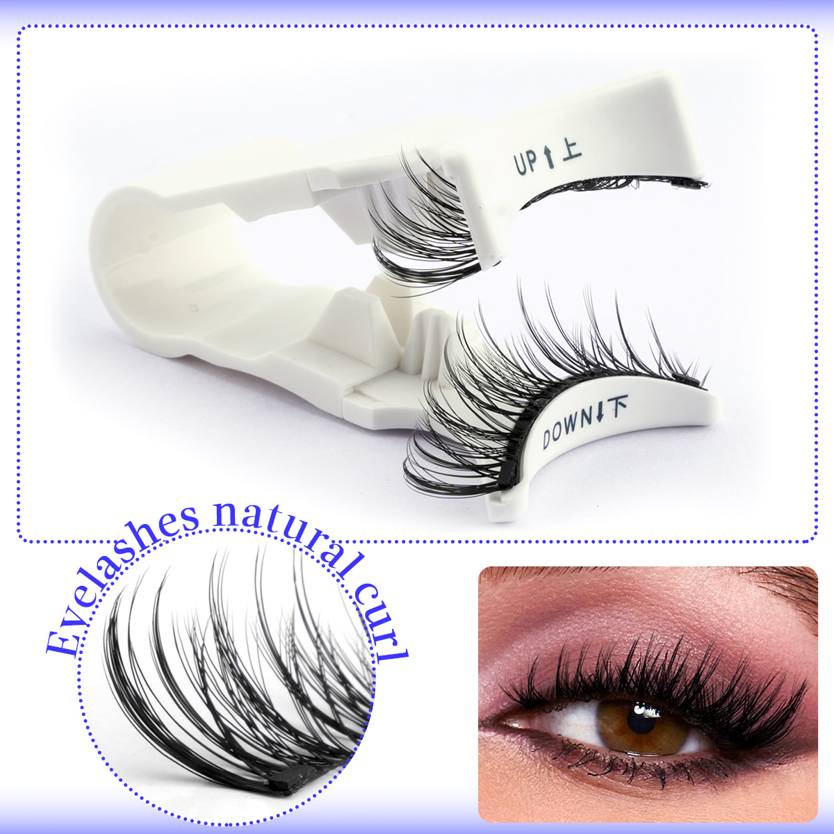 Magnetic Eyelash 1 Pair Natura - Faux Mink Lash avaliação e preço