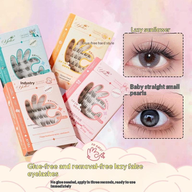 7 Rows Self-Adhesive Eyelashes - Eyelash Extension Glue avaliação e preço