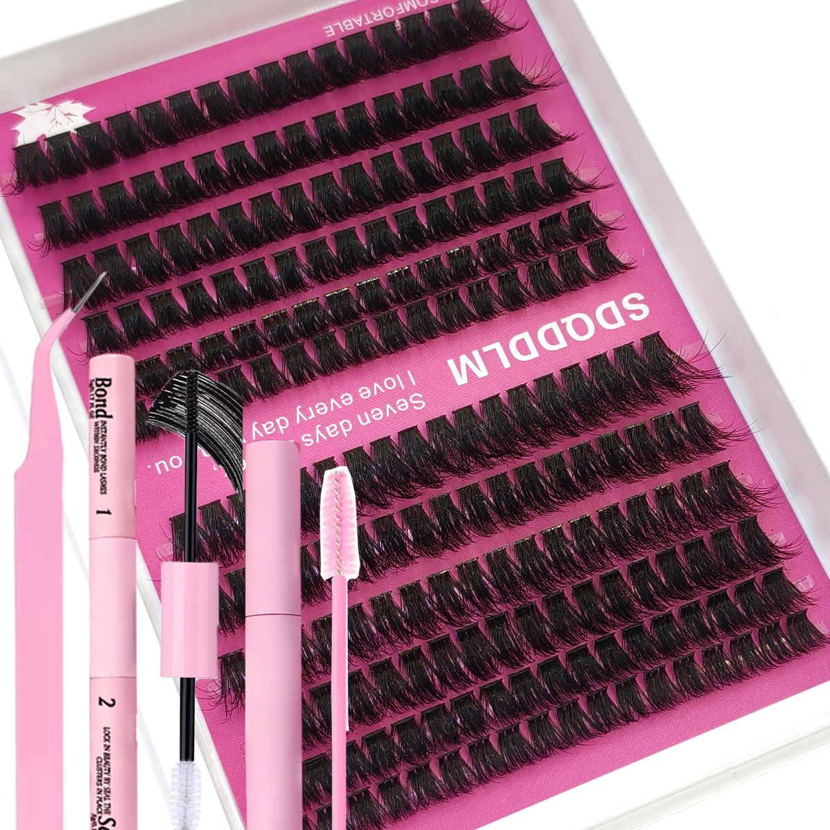 HBZGTLAD Eyelash Clusters Kit  - Faux Mink Lash avaliação e preço