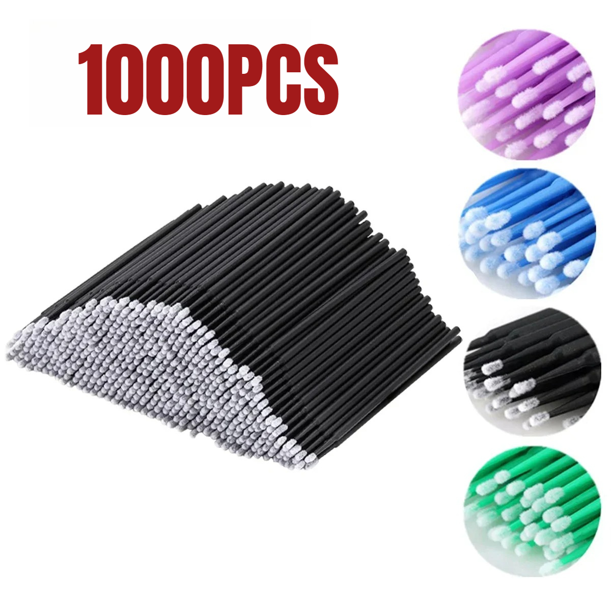 1000/500PCS Eyelash Cleaning B - Eyelash Extension Remover avaliação e preço