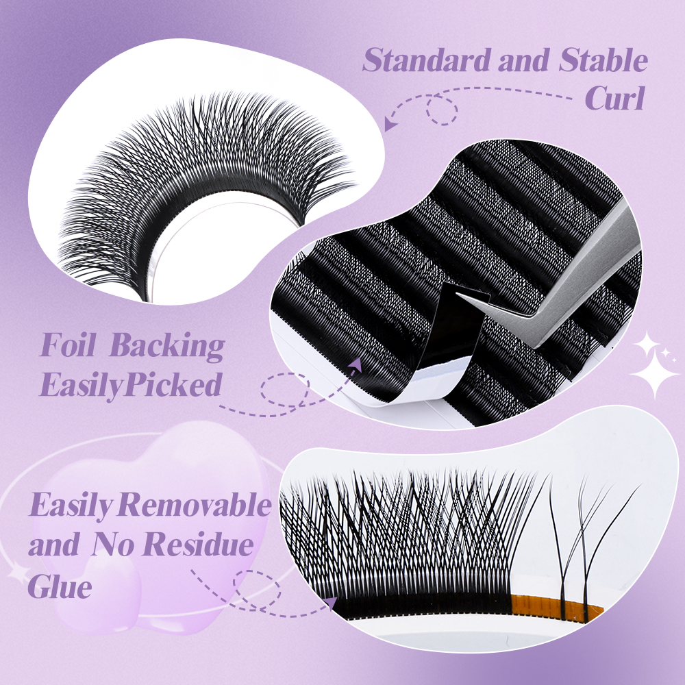 Wendy Lashes W Shape Bloom 3D/ - Eyelash Extension Yy avaliação e preço