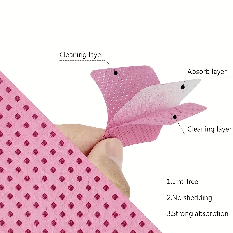 50 Pieces of Velvet-Free Nail  - Eyelash Extension Remover avaliação e preço