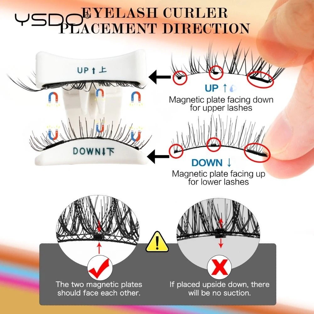 3 Pairs New YSDO Magnetic Lash - Faux Mink Lash avaliação e preço