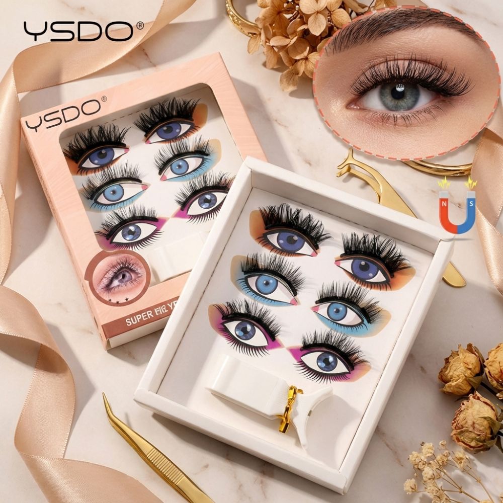 3 Pairs New YSDO Magnetic Lash - Faux Mink Lash avaliação e preço