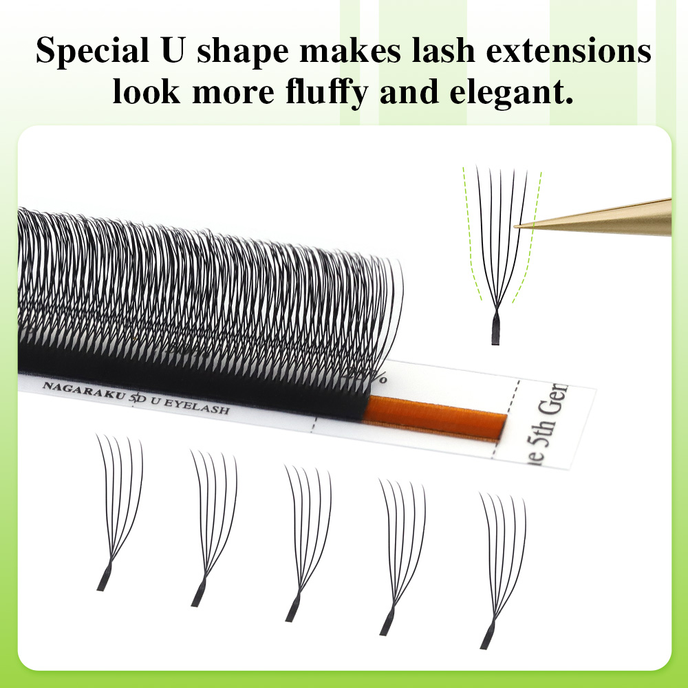 NAGARAKU U Shape 3D/4D/5D Soft - Eyelash Extension Course avaliação e preço