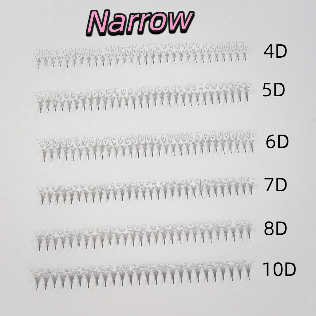 800/1600 Fans Narrow Premade L - Eyelash Extension Russian Volume avaliação e preço