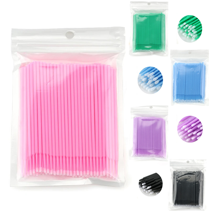 50/100PCS Disposable Micro Bru - Eyelash Extension Remover avaliação e preço
