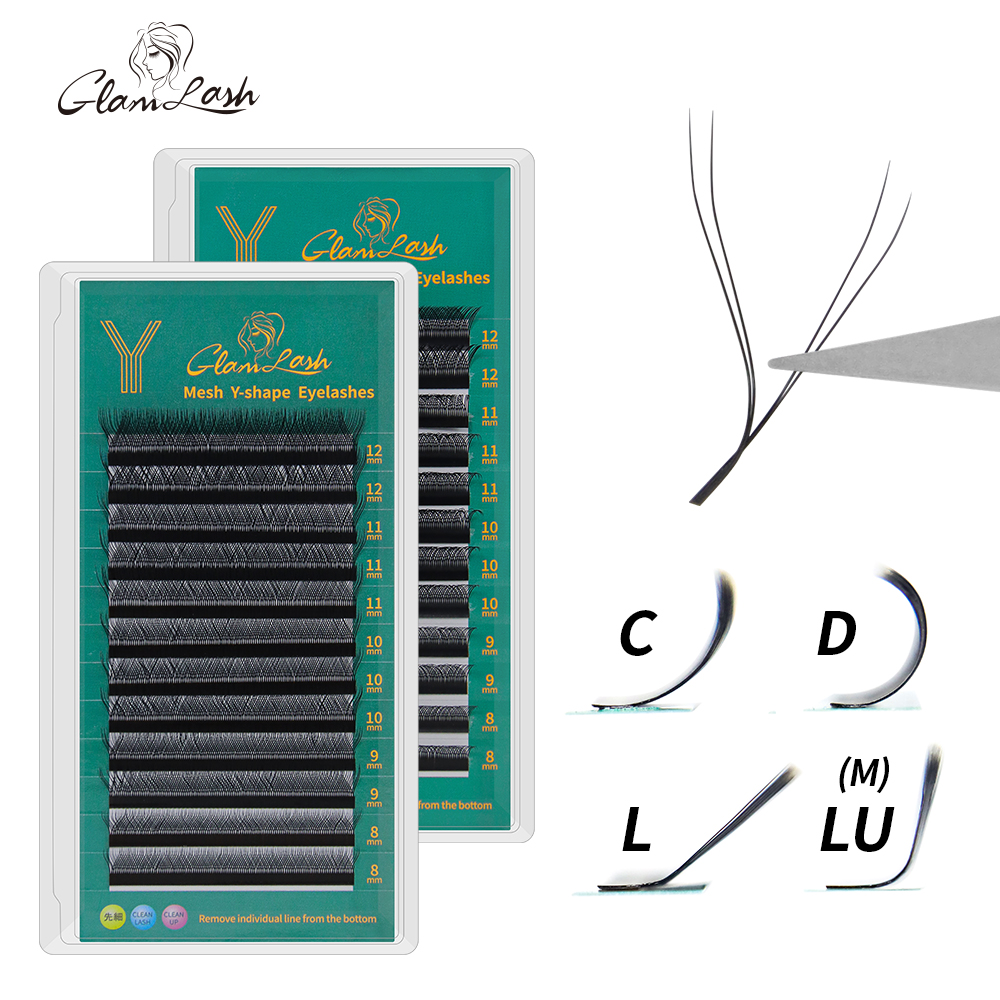 GLAMLASH YY Shape Black Eyelas - Eyelash Extension Yy avaliação e preço