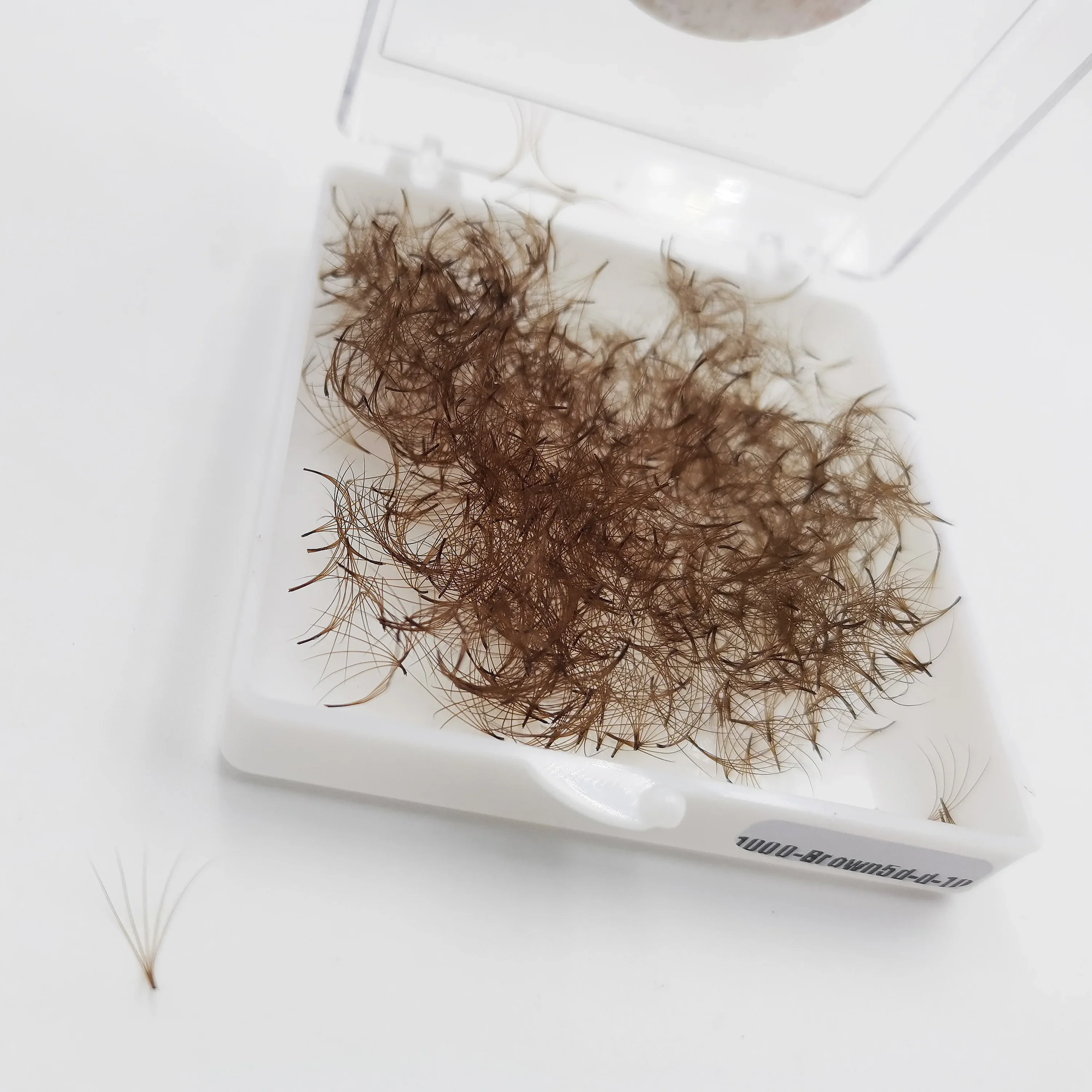 Supmacio Brown Loose Fan Lash  - Eyelash Extension Russian Volume avaliação e preço