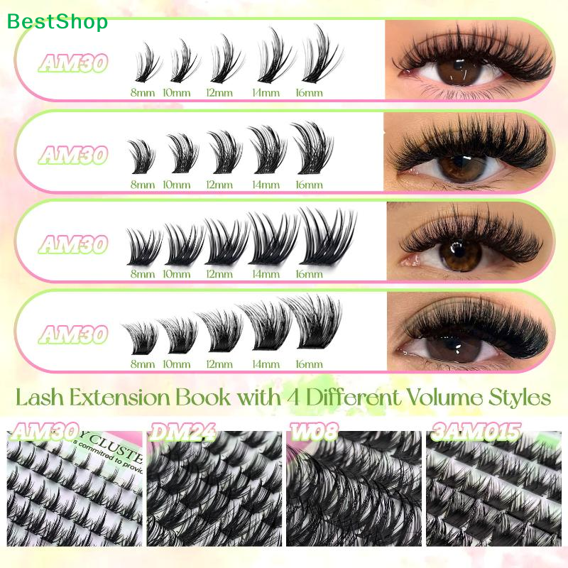 ✂640 Clusters 8-16mm Length Fa - Faux Mink Lash avaliação e preço
