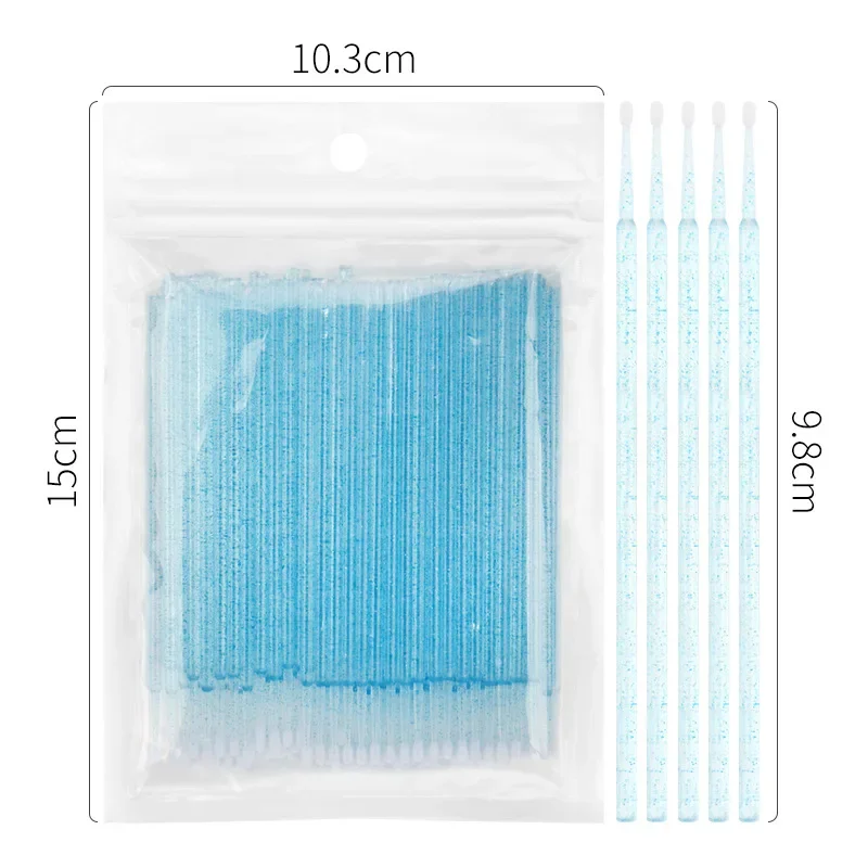 100PCS Extension Brushes Lash  - Eyelash Extension Remover avaliação e preço