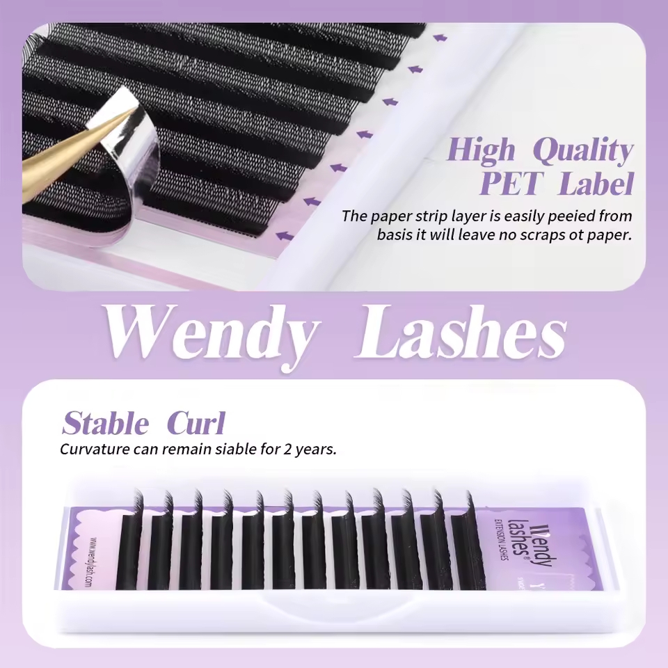 WENDY 2D YY Shape C/D Curl Eya - Eyelash Extension Yy avaliação e preço