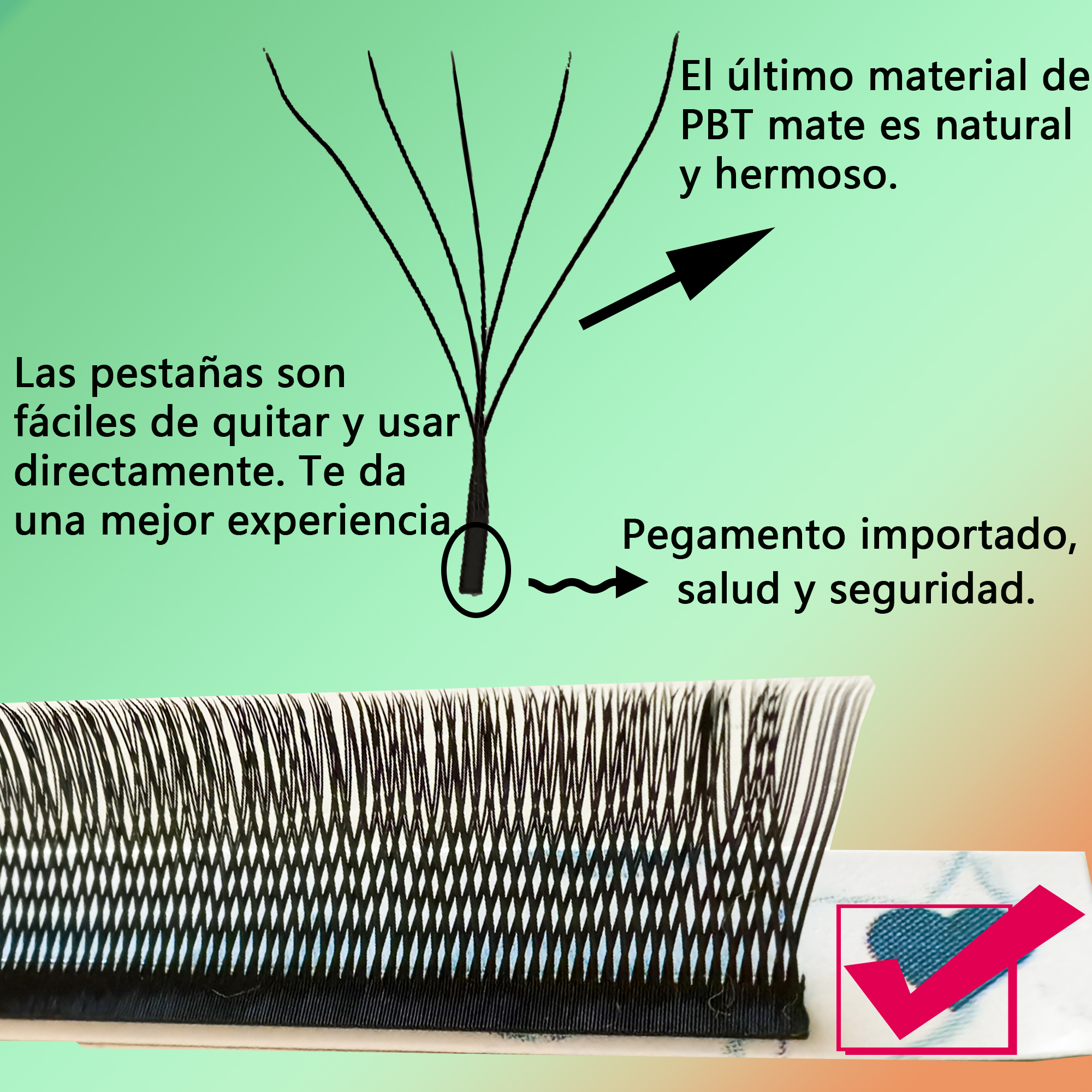 Tbestt U Shaped 4D 5DW Eyelash - Eyelash Extension Yy avaliação e preço