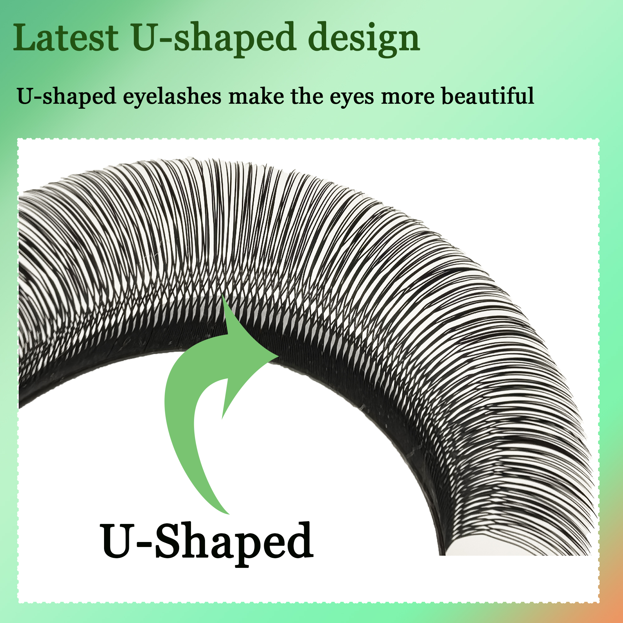 Tbestt U Shaped 4D 5DW Eyelash - Eyelash Extension Yy avaliação e preço