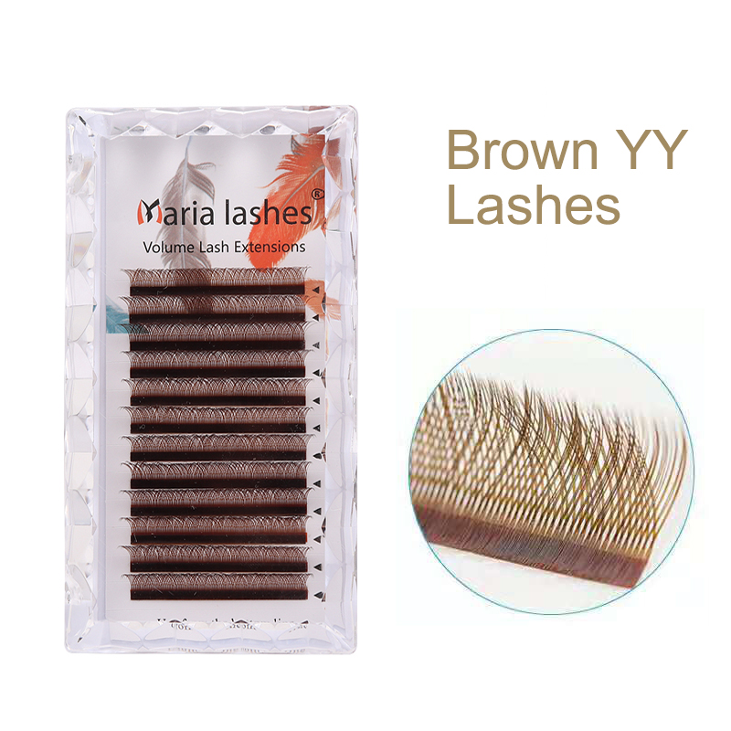 MARIA Brown YY Shaped Eyelash  - Eyelash Extension Yy avaliação e preço