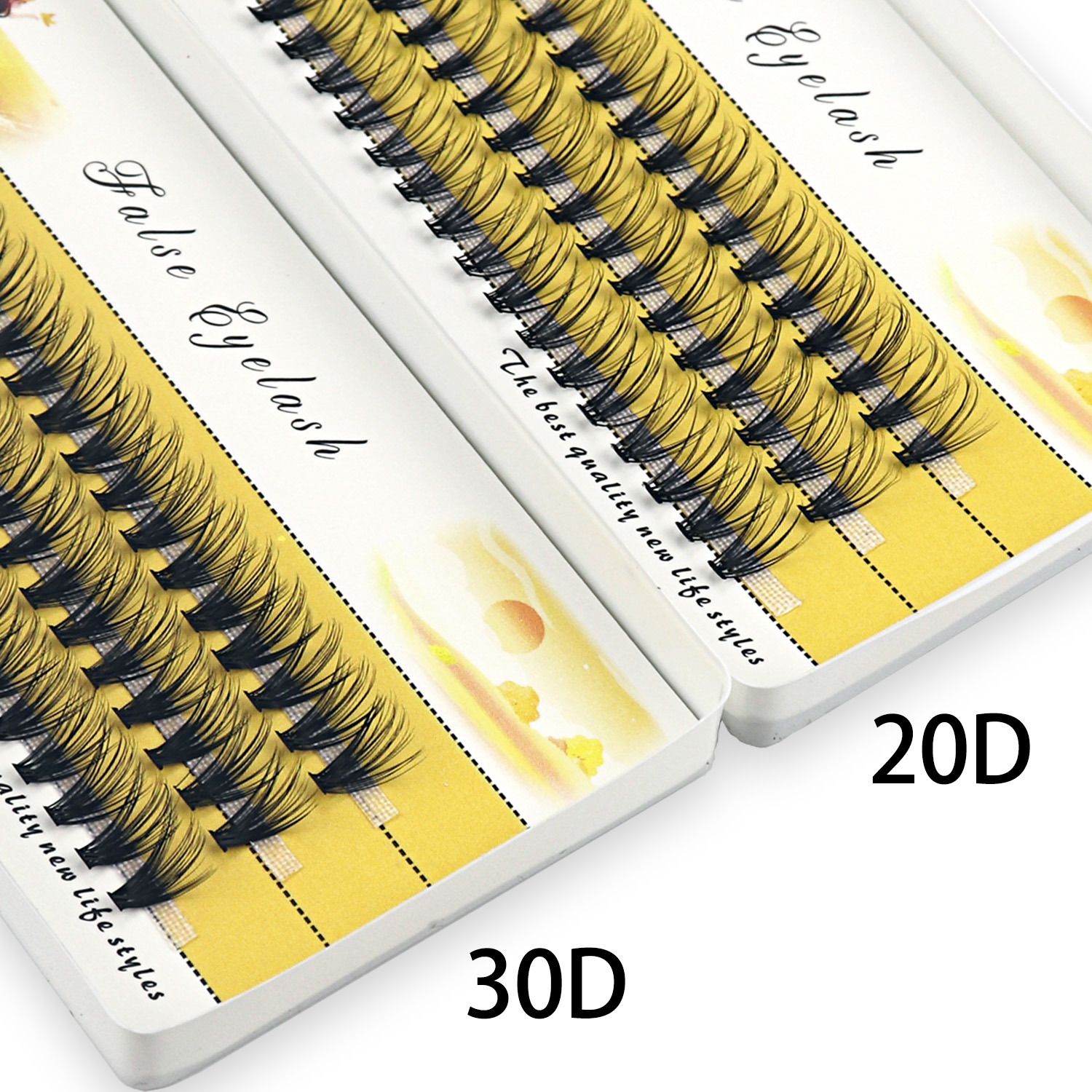 20/30D Mink Eyelashes Natural  - Eyelash Extension Russian Volume avaliação e preço