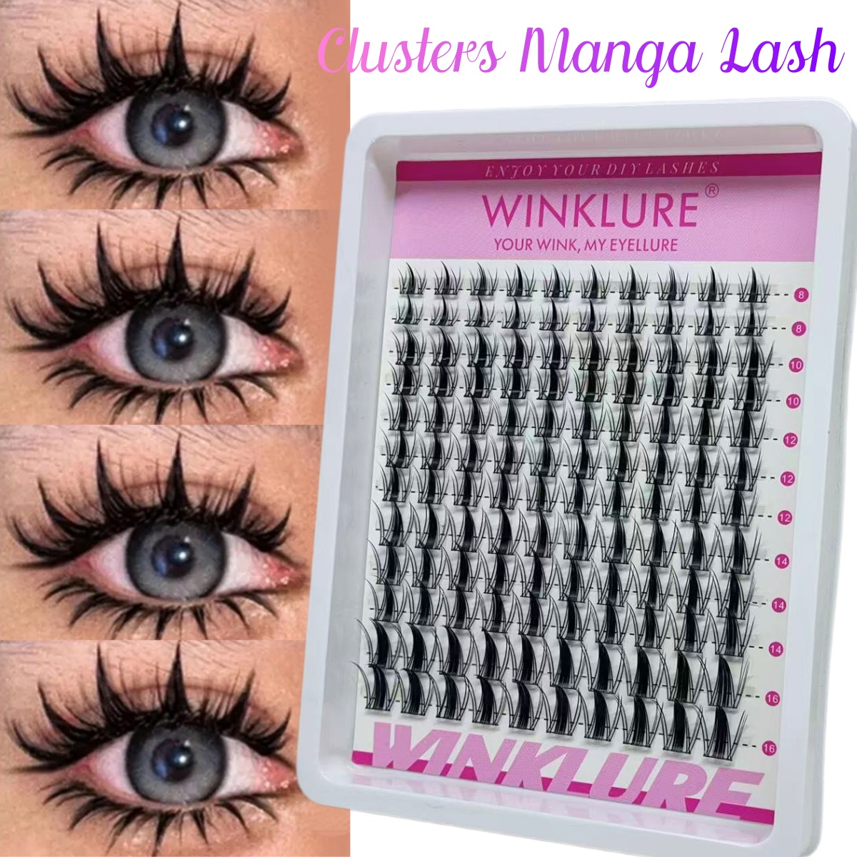 WINKLURE Manga Lash Clusters K - Eyelash Extension Equipment avaliação e preço