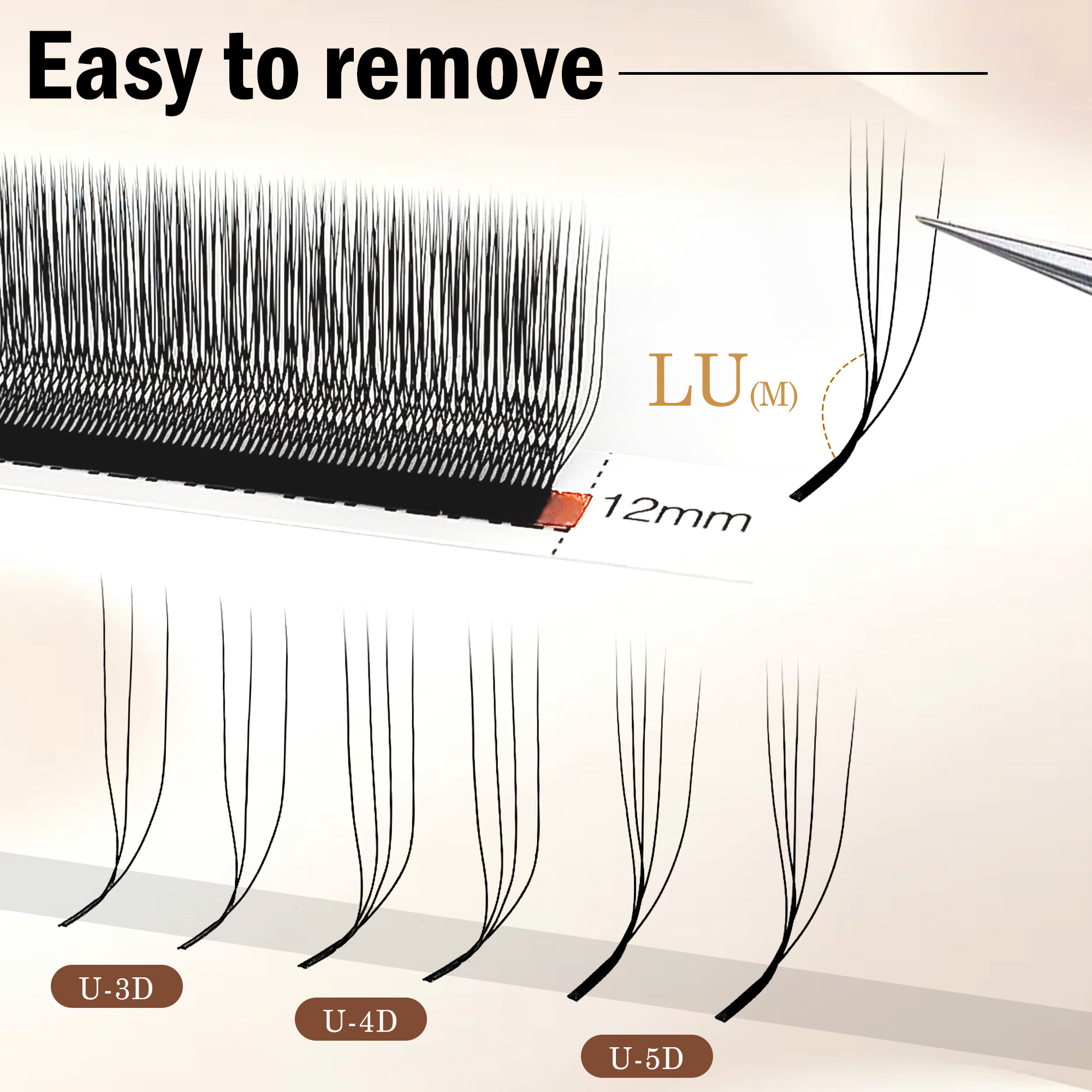 CoMango 3D 4D 5D U Shaped LU C - Eyelash Extension Yy avaliação e preço