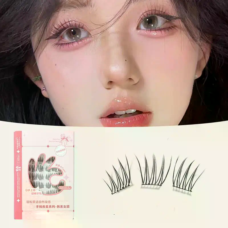 7 Rows Self-Adhesive Eyelashes - Eyelash Extension Glue avaliação e preço
