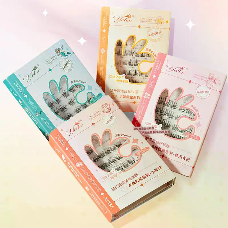 7 Rows Self-Adhesive Eyelashes - Eyelash Extension Glue avaliação e preço