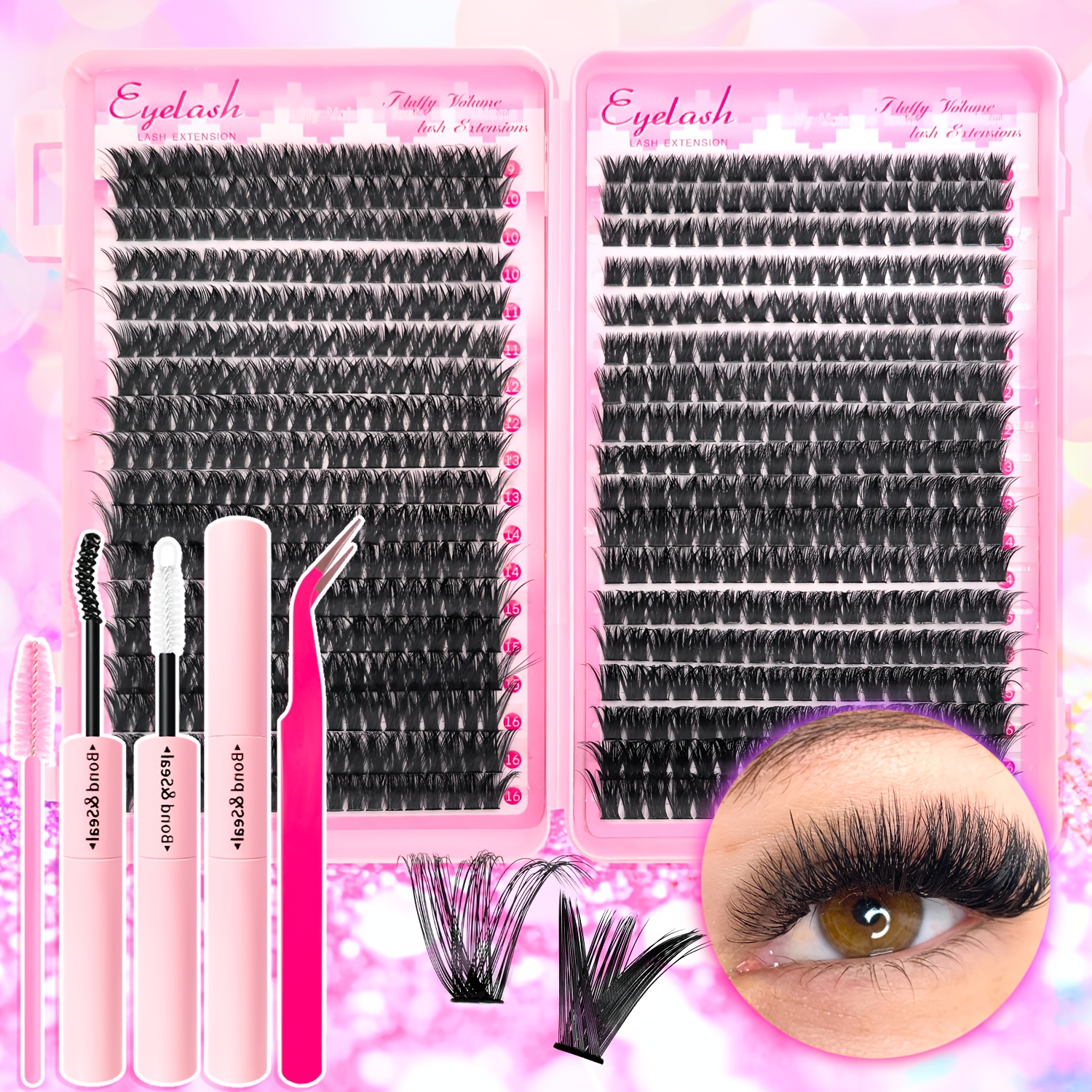 720/200pcs eyelash Extension K - Eyelash Extension Equipment avaliação e preço