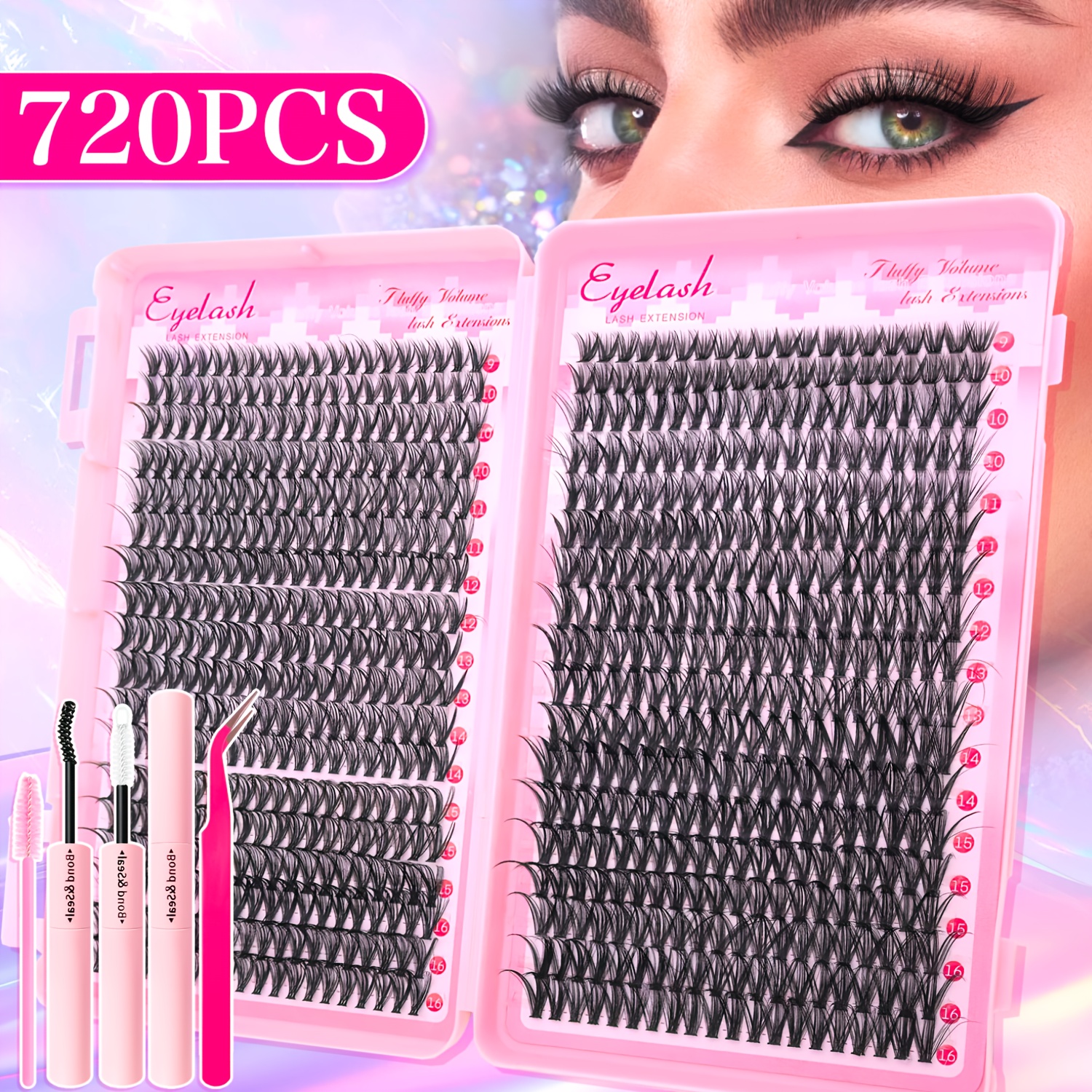 720/200pcs eyelash Extension K - Eyelash Extension Equipment avaliação e preço