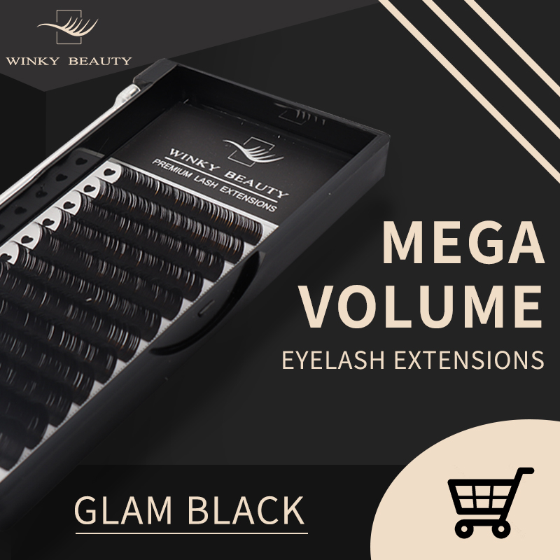 Winky Beauty Custom Your Logo  - Eyelash Extension Russian Volume avaliação e preço