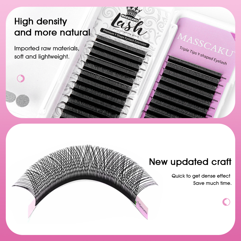 Hot Selling Masscaku YY Shape  - Eyelash Extension Yy avaliação e preço