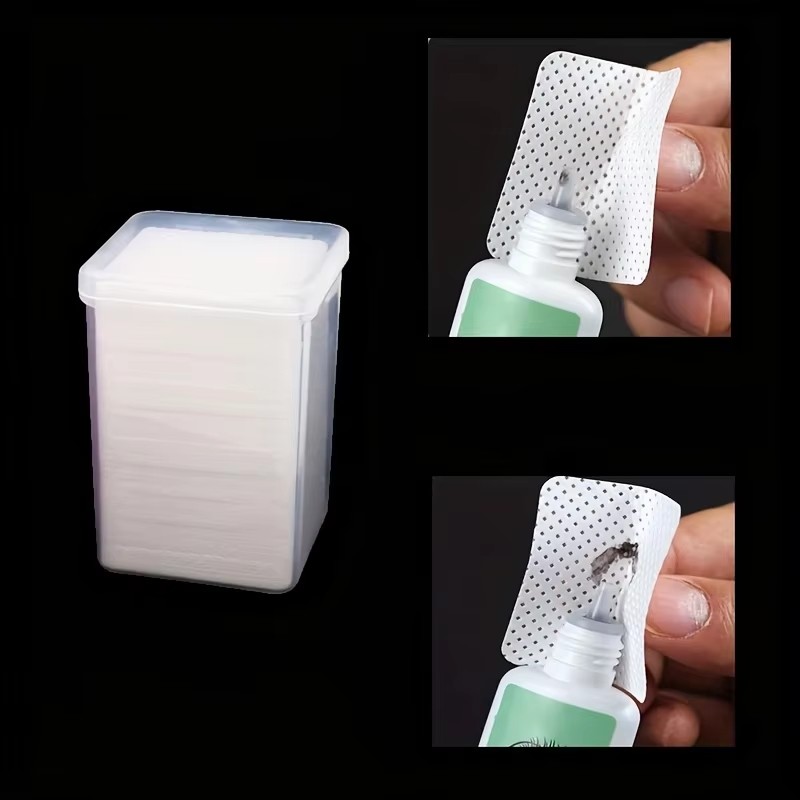 200 Pieces/Box Lint-Free Nail  - Eyelash Extension Remover avaliação e preço