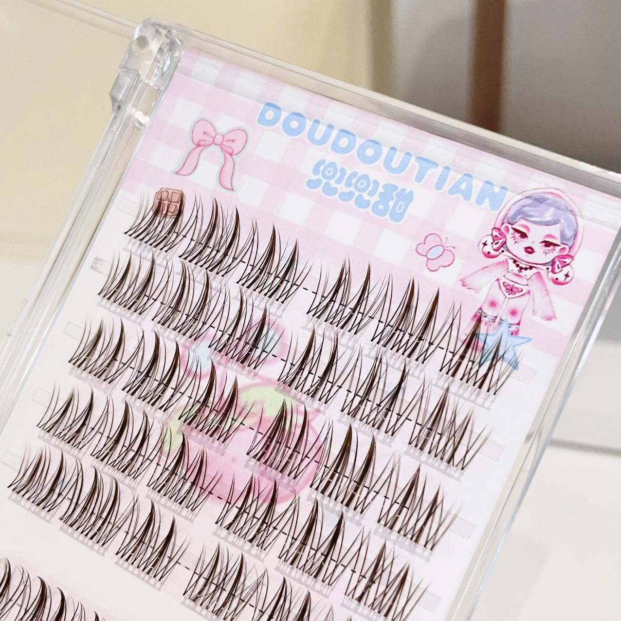 Doudoutian Brown Black Cluster - Eyelash Extension Natural avaliação e preço