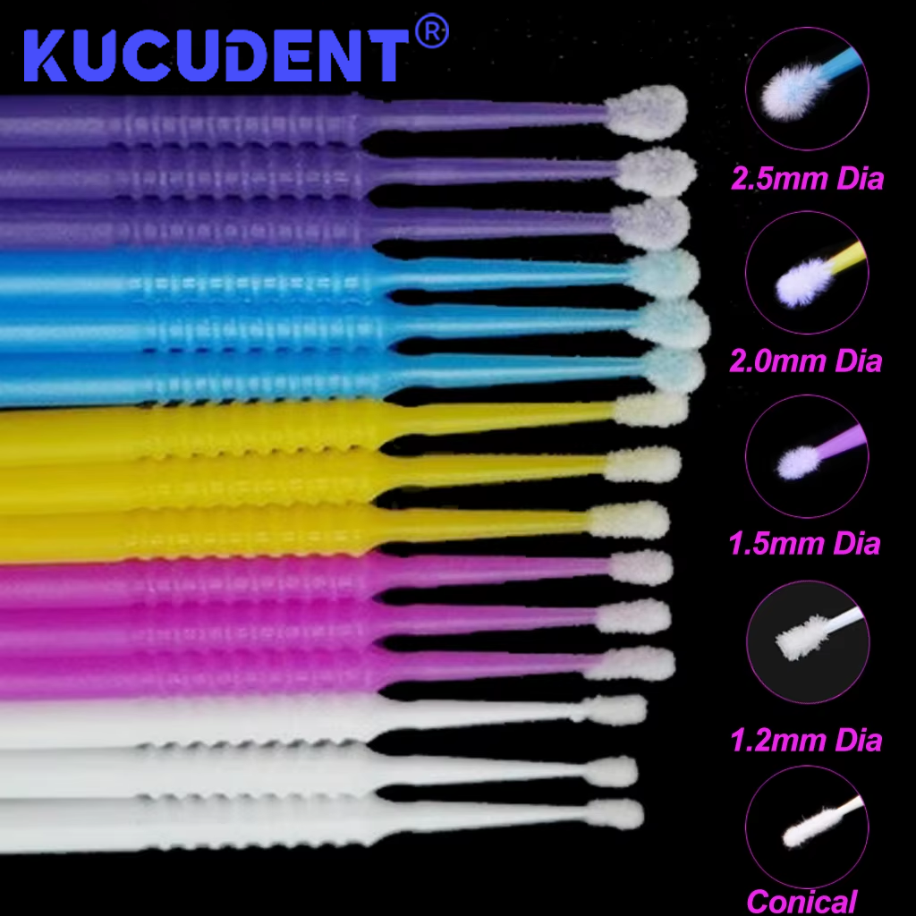 100Pcs Disposable MicroBrush D - Eyelash Extension Course avaliação e preço