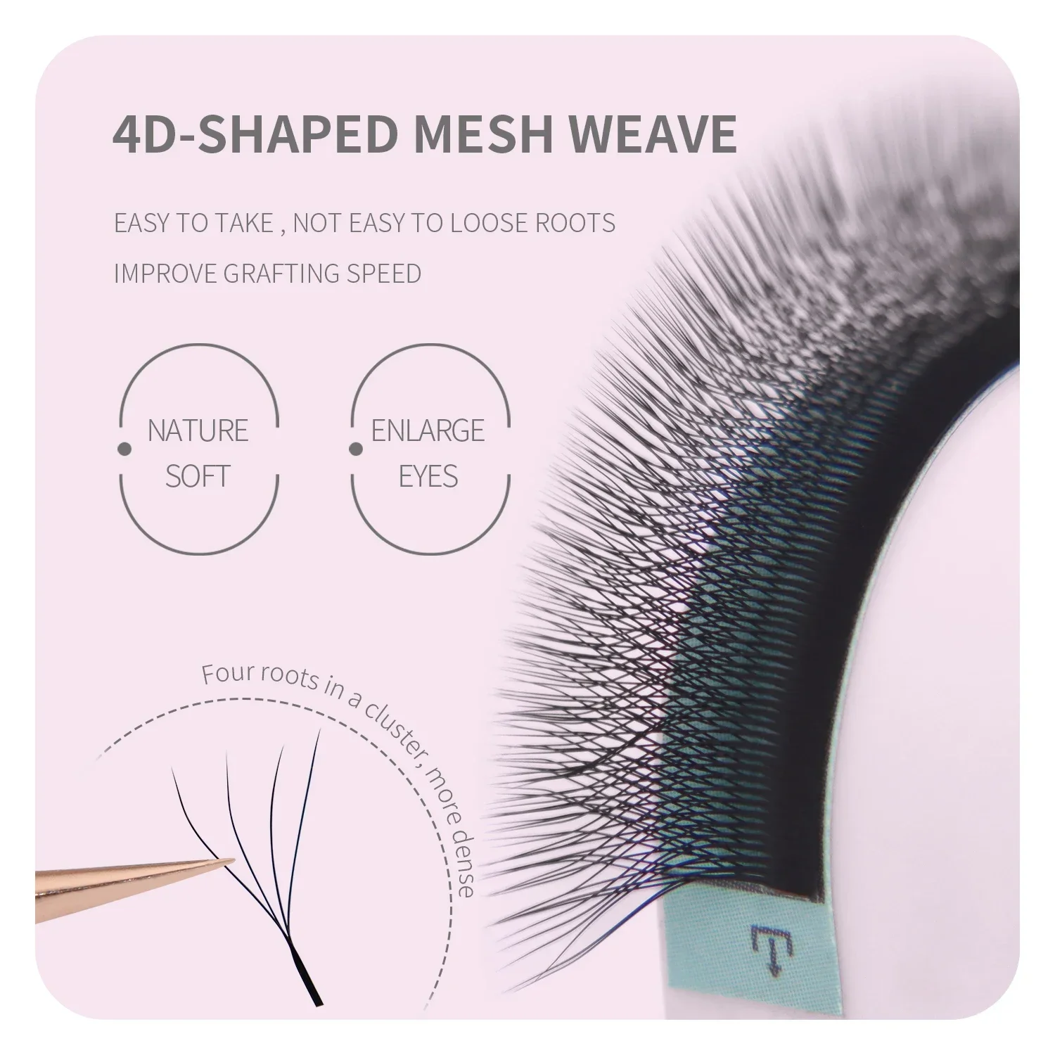 ANNAFRIS Brown W Shape Lash Ex - Eyelash Extension Yy avaliação e preço