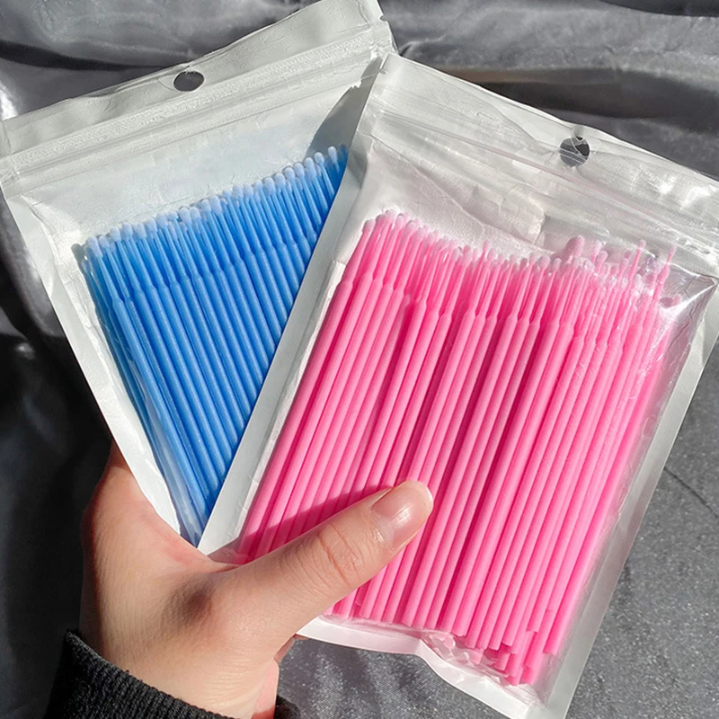 100Pcs Eyelash Cleaning Brush  - Eyelash Extension Remover avaliação e preço