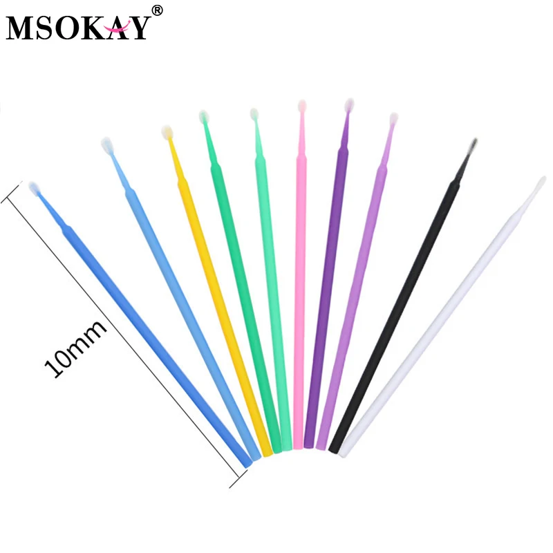 100Pcs Eyelash Cleaning Brush  - Eyelash Extension Remover avaliação e preço