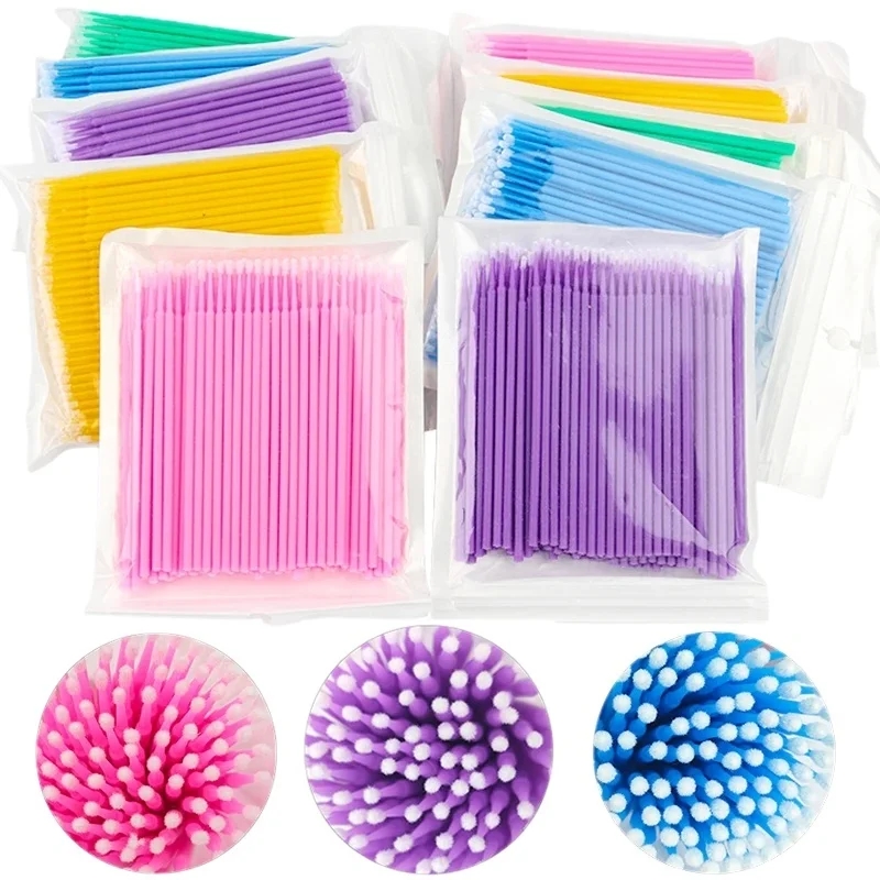 500/1000PCS Eyelashes Microbru - Eyelash Extension Remover avaliação e preço