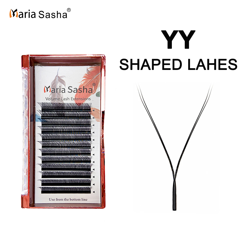 MARIA YY Shaped Eyelashes Clus - Eyelash Extension Yy avaliação e preço