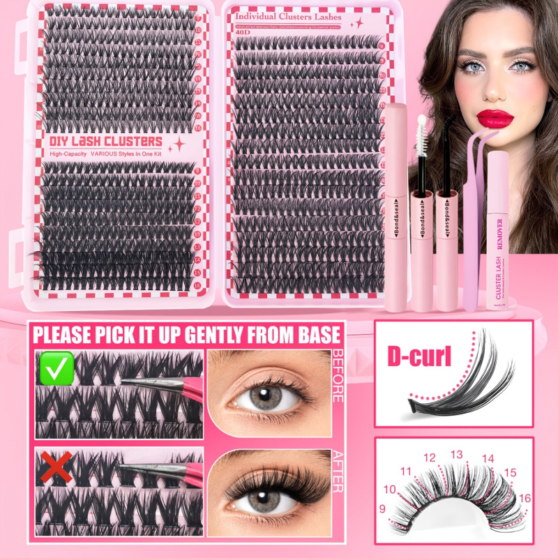 740/200pcsCluster Eyelash Exte - Eyelash Extension Equipment avaliação e preço