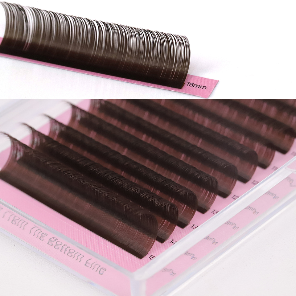 Dark Brown Eyelash Extension 0 - Eyelash Extension Russian Volume avaliação e preço