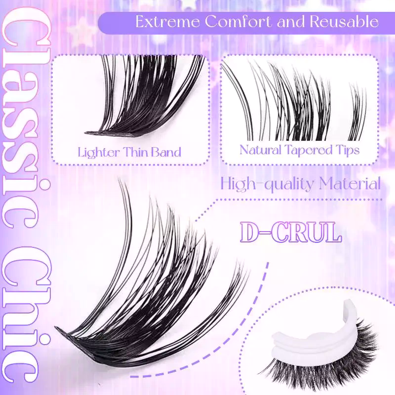 Lashes Cluster DIY Lash Extens - Eyelash Extension Natural avaliação e preço