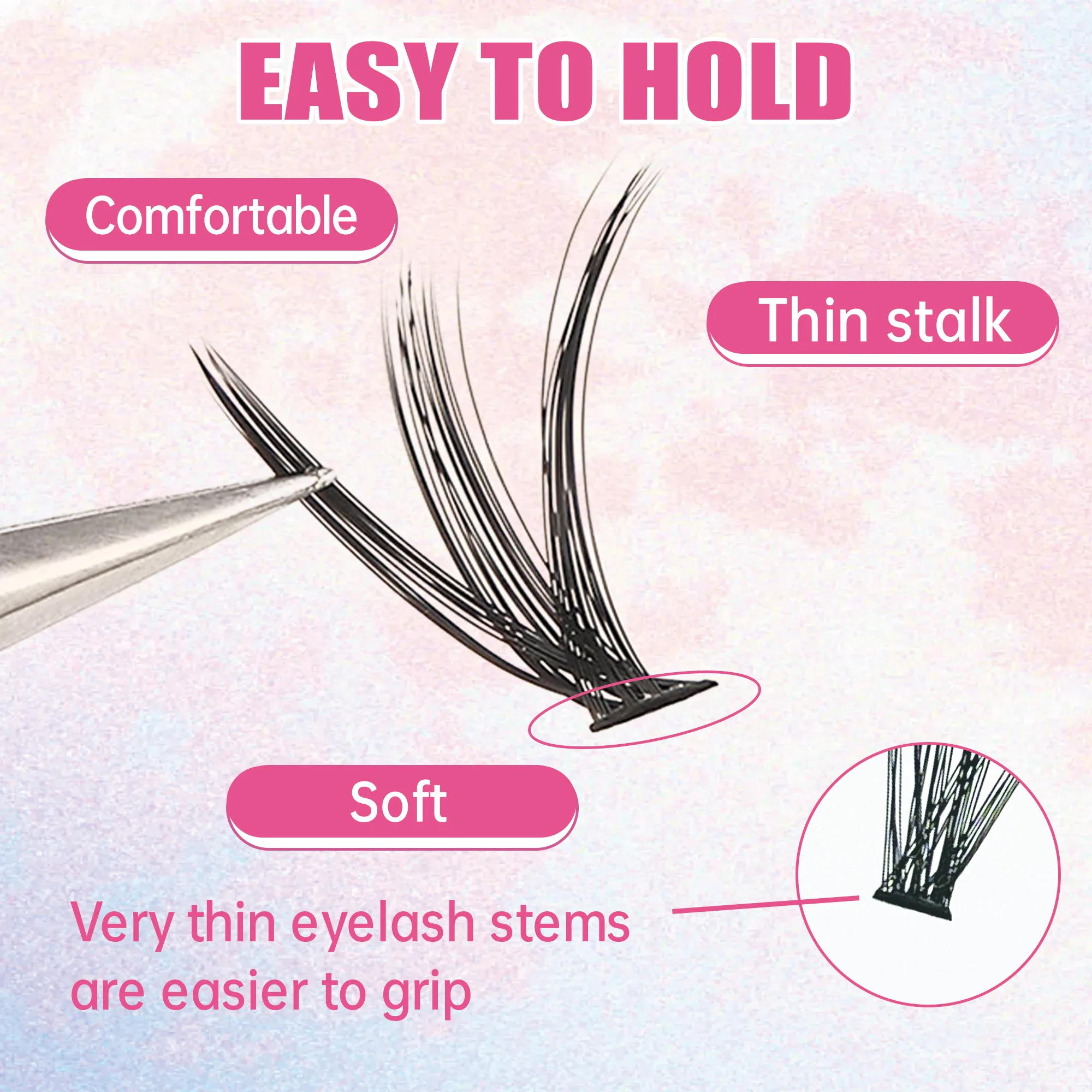 Eyelashes 200 PCS Clusters Las - Eyelash Extension Course avaliação e preço