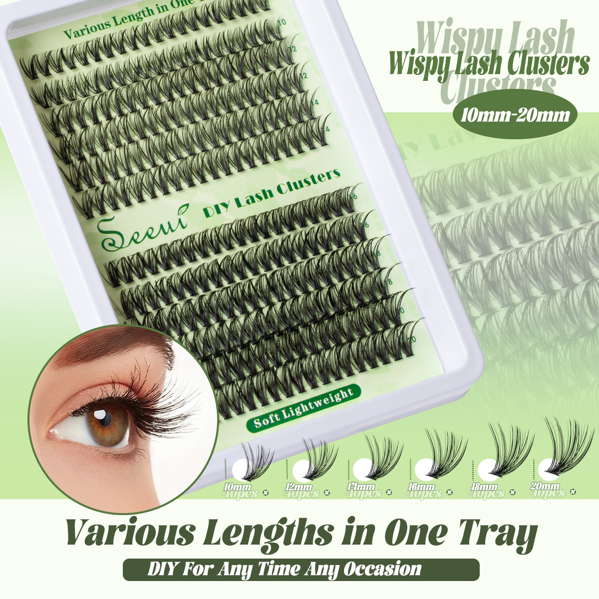 Cluster Lashes Kit Individual  - Faux Mink Lash avaliação e preço