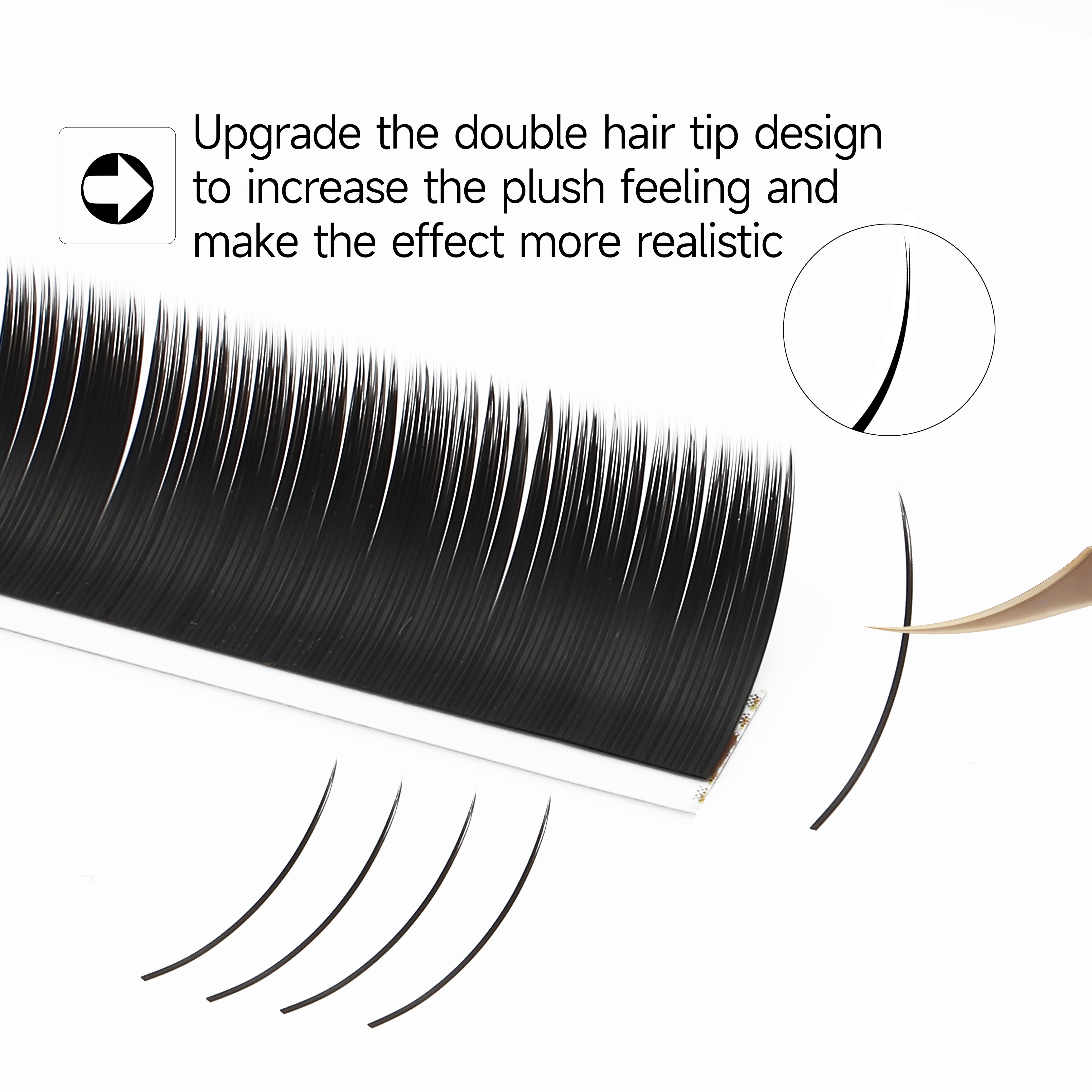 XIUSUZAKI Flat Ellipse Eyelash - Eyelash Extension Yy avaliação e preço