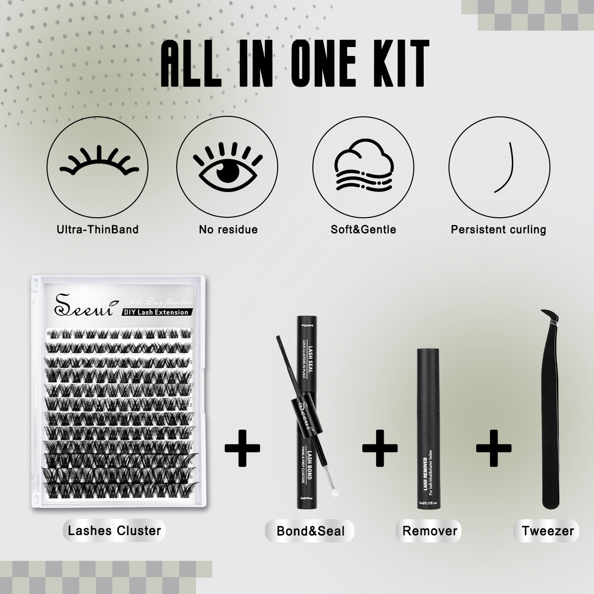 Lash Clusters Kit Thick Curl E - Eyelash Extension Equipment avaliação e preço