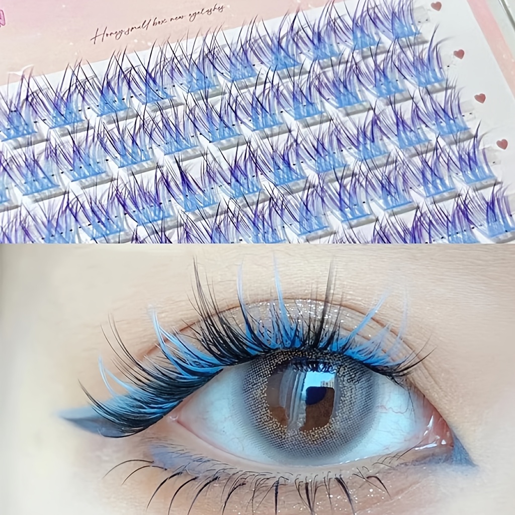 Mixiaohe Colorful Eyelashes 60 - Eyelash Extension Natural avaliação e preço